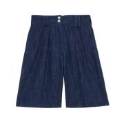 Ines De La Fressange Paris Odette bomullsshorts Blue, Dam