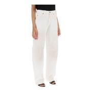 Darkpark Wide Trousers White, Dam