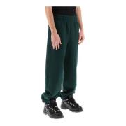 Burberry Wide Trousers Green, Herr