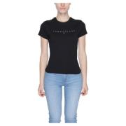 Tommy Jeans Slim Linea T-Shirt Black, Dam