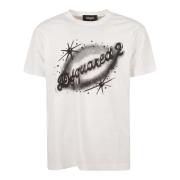 Dsquared2 Vit Muscle Fit Tee T-shirts Polos White, Herr