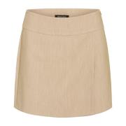 Bruuns Bazaar Short Skirts Beige, Dam