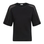 Brunello Cucinelli Svarta T-shirts och Polos Martini Black, Dam