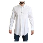 Dolce & Gabbana Formal Shirts White, Herr