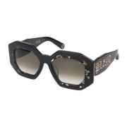 Philipp Plein Stiliga solglasögon Spp098M Black, Dam