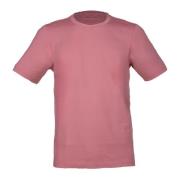 Gran Sasso Vintage Rosa T-shirt med Sidöppningar Pink, Herr