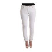 Ermanno Scervino Slim-fit Trousers White, Dam