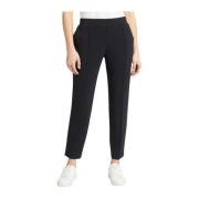 Elena Mirò Cropped Trousers Black, Dam