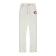 Marni Straight Jeans White, Dam