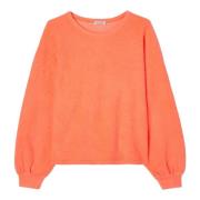 American Vintage Sweatshirts Orange, Dam