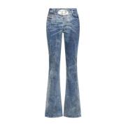 Diesel Flared Jeans Blue, Dam