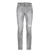 Dsquared2 Slim Fit Grå Jeans Tillverkad i Italien Gray, Herr