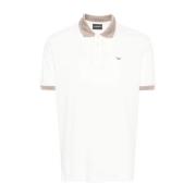 Emporio Armani Polo Shirts White, Herr