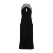 Givenchy Ärmelös Spetsklänning i Svart Black, Dam