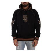 Dolce & Gabbana Hoodies Black, Herr