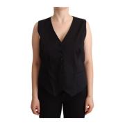 Dolce & Gabbana Vests Black, Dam