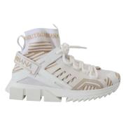 Dolce & Gabbana Vita Beige Sorrento Sneakers White, Herr