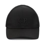 C.p. Company Chrome-R Logo Kepsar i Svart Black, Herr