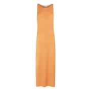 Cortana Tulsi, silkestickad klänning mandarin Orange, Dam