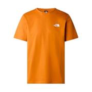 The North Face Redbox Desert Rust T-Shirt Orange, Herr