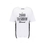 Dolce & Gabbana Vit Spetsdetaljerad T-shirt Ss22 White, Dam