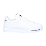 Dolce & Gabbana Vita Nappa Portofino Sneakers White, Herr