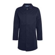 Barbour Single-Breasted Coats Blue, Herr