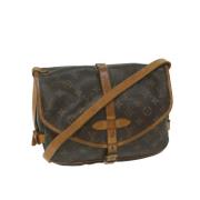 Louis Vuitton Vintage Pre-owned Canvas louis-vuitton-vskor Brown, Dam