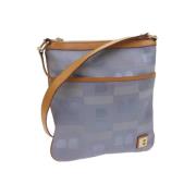 Bally Pre-owned Pre-owned Canvas axelremsvskor Blue, Dam