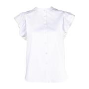 Twinset Short Sleeve Shirts White, Dam
