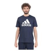 Adidas Stor Logo Jersey T-shirt Blue, Herr