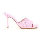 Bottega Veneta High Heel Sandals Pink, Dam