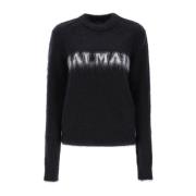 Balmain Sweatshirts Black, Dam