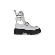 Alexander McQueen Boots White, Dam