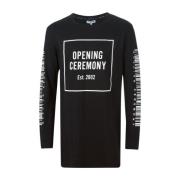 Opening Ceremony Long Sleeve Tops Black, Herr