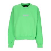 Disclaimer Lätt Crewneck Sweatshirt med Stor Logo Green, Dam