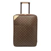 Louis Vuitton Vintage Pre-owned Laeder resvskor Brown, Dam