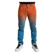 Dolce & Gabbana Slim-fit Jeans Multicolor, Herr