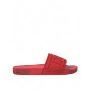 Dolce & Gabbana Sliders Red, Herr