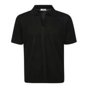 Filippo De Laurentiis Polo Shirts Black, Herr