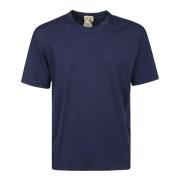 Ten C Blå Bomull Half-Sleeved Regular Fit T-Shirt Blue, Herr