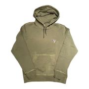 Paul Smith Randig Zebra Hoodie Green, Herr