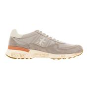 Premiata Stiliga Beige Sneakers för Män Multicolor, Herr