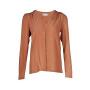 Stella McCartney Pre-owned Pre-owned Silke toppar Brown, Dam