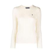 Ralph Lauren Round-neck Knitwear Beige, Dam