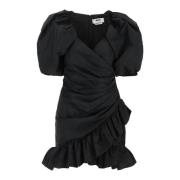 Msgm Short Dresses Black, Dam