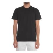 Hogan Logo Kortärmad Bomull T-shirt Black, Herr