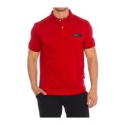 Plein Sport Polo med korta ärmar Red, Herr