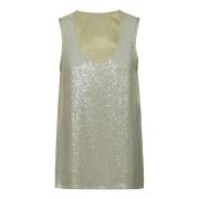 Aspesi Skinande Effekt Tank Top Multicolor, Dam