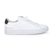 Common Projects Vita lädersneakers med tryck White, Herr